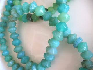 Rare Vaseline Beads made in Czechoslovakia